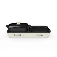 Large Electric Hot Pot Grill for Family Cooking and BBQ