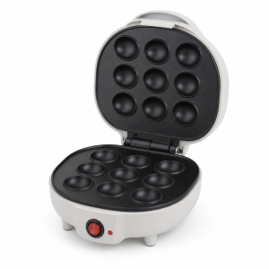 Mini Grill 12-hole electric snack maker with nonstick aluminum die-cast cooking plate