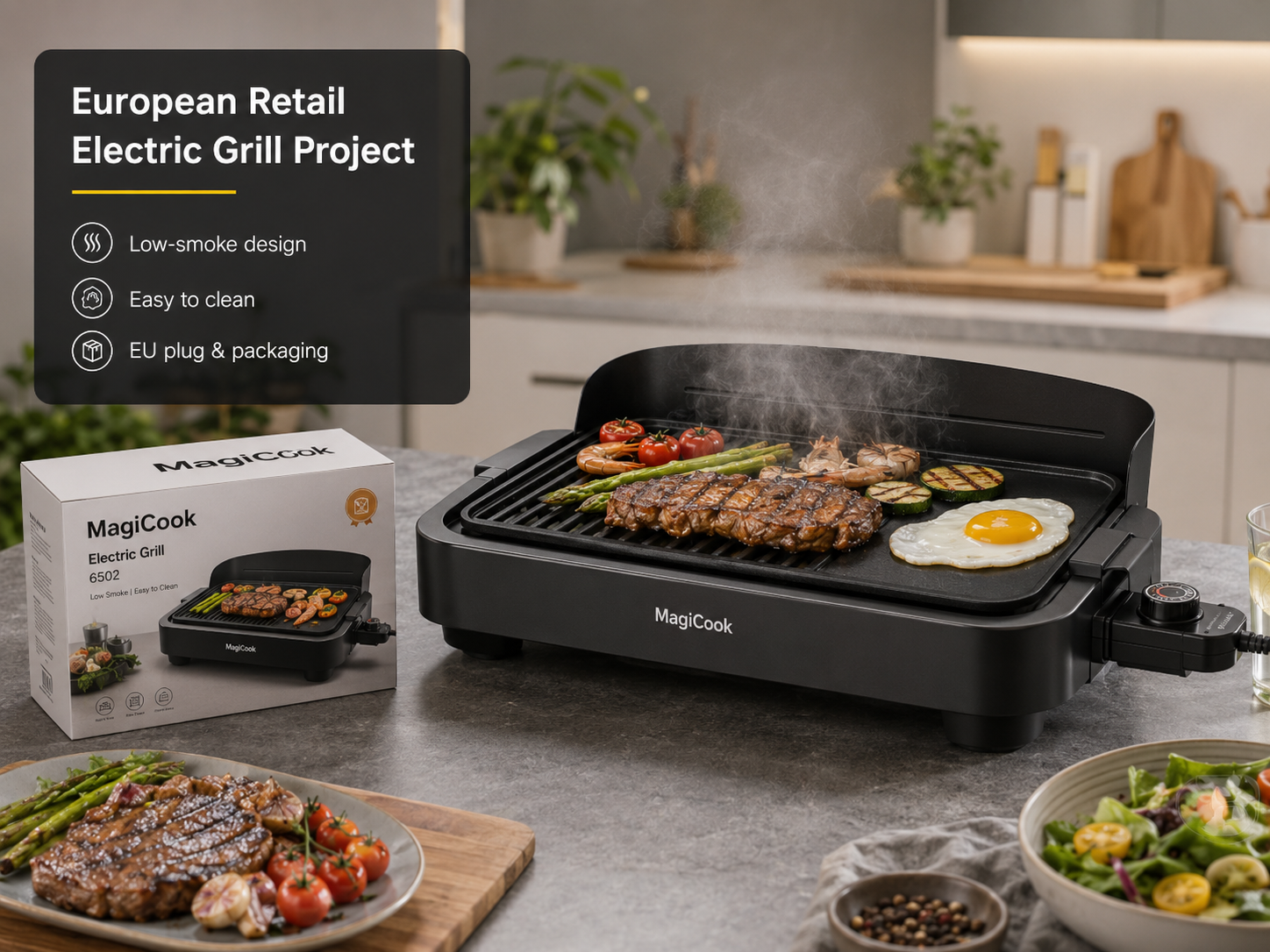 MagiCook OEM hot pot grill private label example
