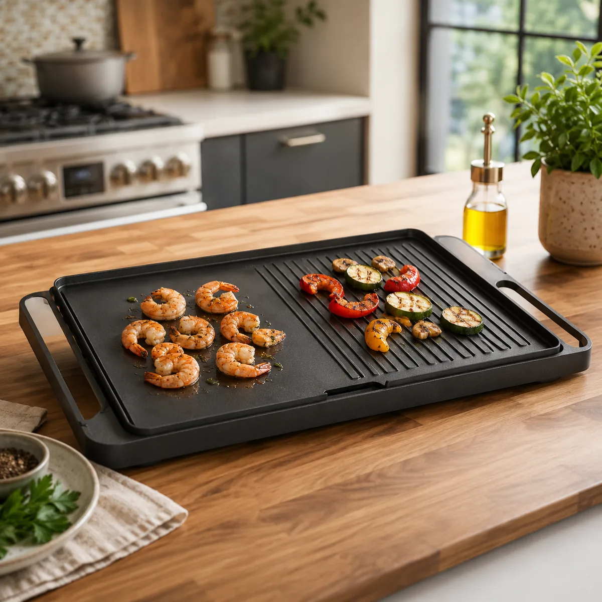 OEM electric griddle manufacturer product by MagiCook